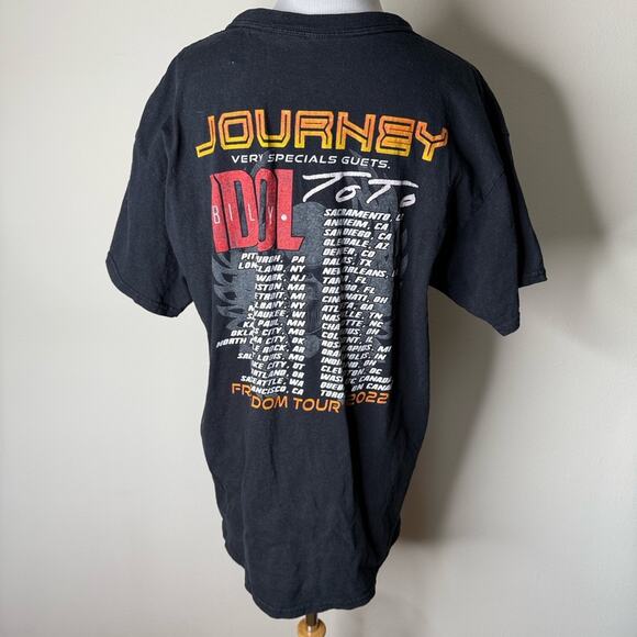 Journey 2022 Freedom Tour Black Concert Tee - Picture 4 of 5